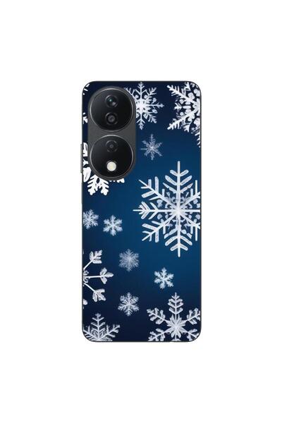 OEM Husa compatibila cu Honor X7b Silicon Gel Tpu Model Fulgi de Nea