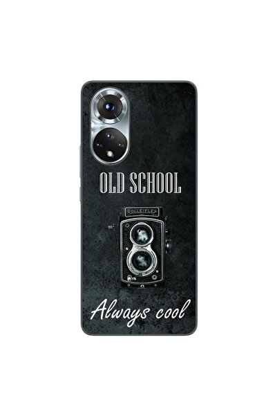 OEM Husa compatibila cu Honor 50 Silicon Gel Tpu Model Retro Camera
