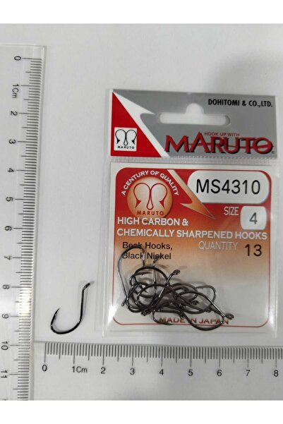 MARUTO MS4310 Bn Siyah Nikel Olta İğnesi No : 4