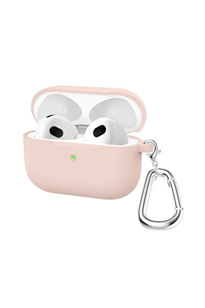PAİKA Airpods 3. Nesil Uyumlu Silikon Kılıf Metal Kancalı Tam Uyumlu Kulaklık...