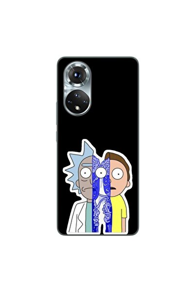 OEM Husa compatibila cu Honor 50 Silicon Gel Tpu Model Rick And Morty Connected