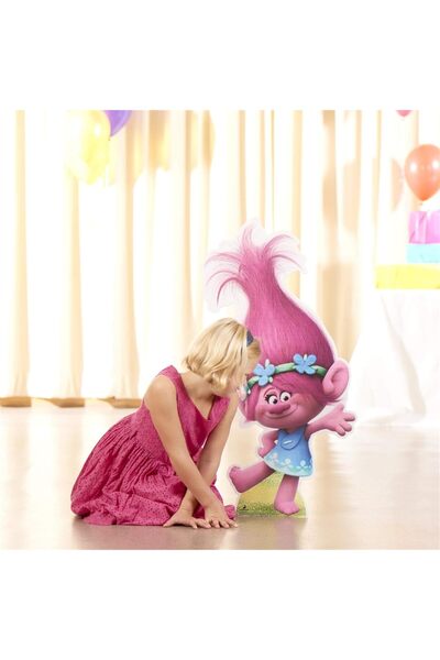 STAR CUTOUTS تمثال بوبى من فيلم الترولز، قطعة كرتونية قابلة للوقوف، تمثال بحج...