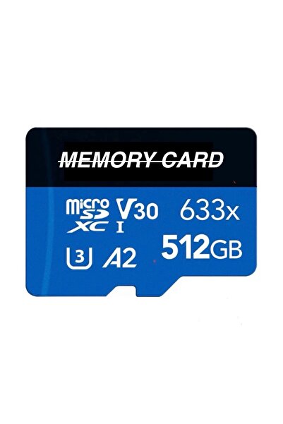 Generic Micro SD Memory Card 512GB V30 A2 633X High Speed with 4K Support