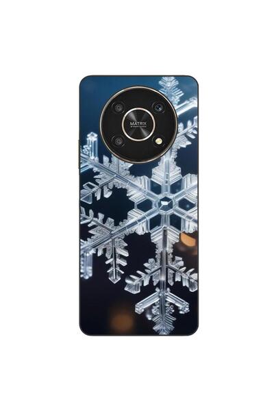 OEM Θήκη συμβατή με Honor X30 Σιλικόνης Gel TPU Μοντέλο Μεγάλη Χιονονιφάδα