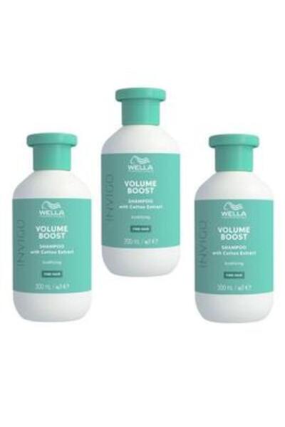 Wella Professionals Pachet 3 x Sampon pentru Par Lipsit de Volum - Invigo Vol...