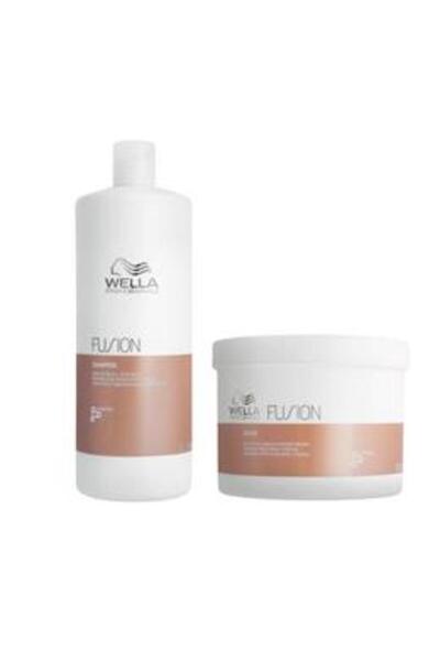 Wella Professionals Pachet Reparator Fusion Intense Repair: Sampon 1000 ml + ...