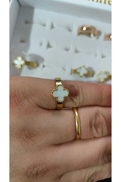 stainles steel Steel Clover Ring