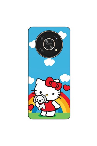 OEM Husa compatibila cu Honor X30 Silicon Gel Tpu Model Hello Kitty Rainbow