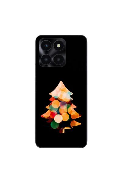 OEM Husa compatibila cu Honor X6a Silicon Gel Tpu Model Craciun Brad Fundal N...