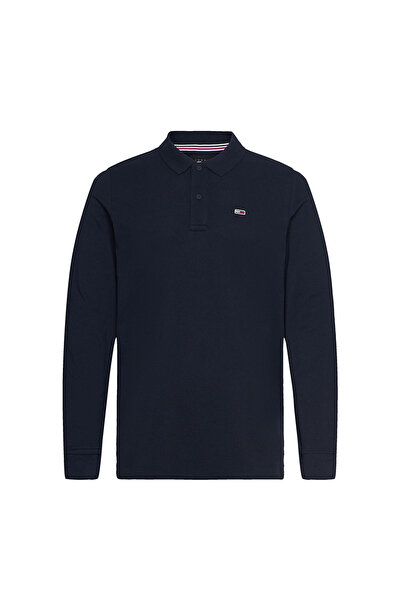 Tommy Hilfiger Ανδρικό Στενό Μακρυμάνικο Πόλο με Πατιλέτα Μ