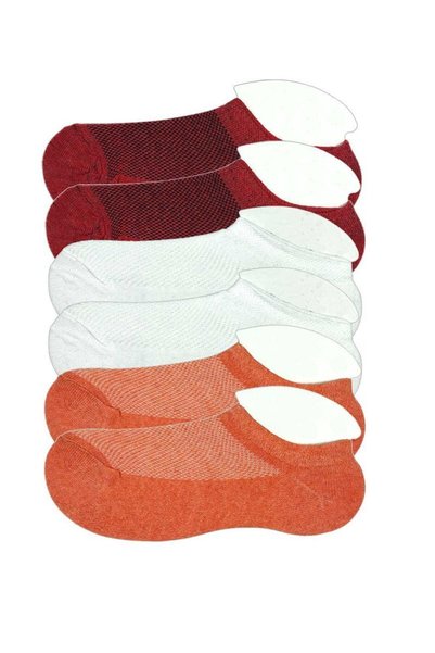 Ethab Ticaret Glb-Stl41414 6 Pieces Children's Sneaker Booties Socks Burgundy...