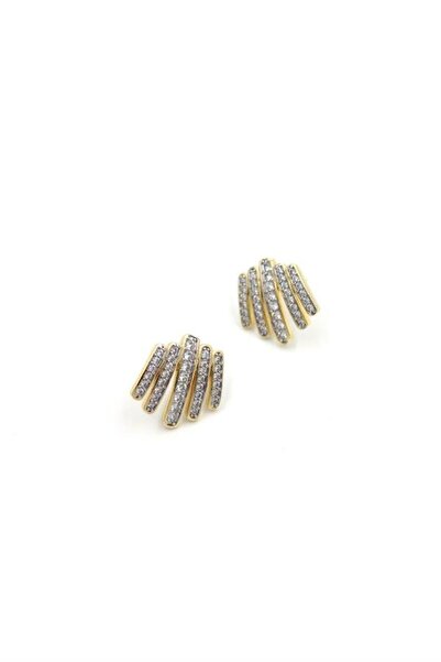 atastore2017 Jewelled Earrings - Gold
