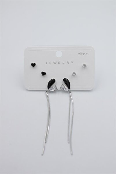 atastore2017 Multiple Set Earrings - Silver