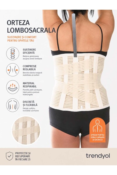 DEMOTEKS Orteza lombosacrala, unisize (S,M,L)