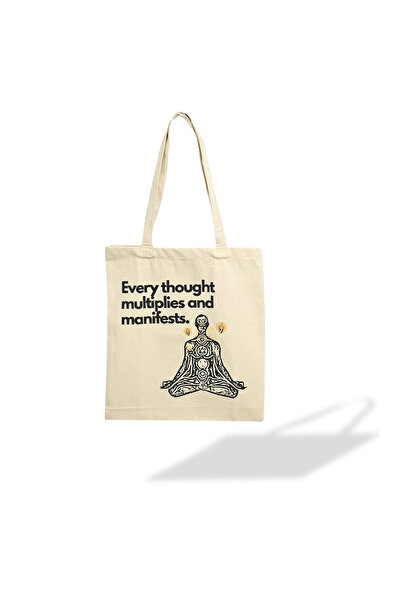 Palo Santo Geantă tip tote din bumbac 100% "Every Thought" -