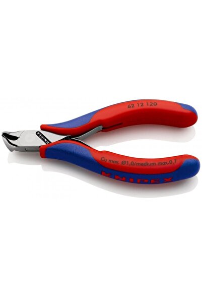 Knipex 62 12 120, Μπροστοκόφτης Ηλεκτρονικής Λοξός, 120mm