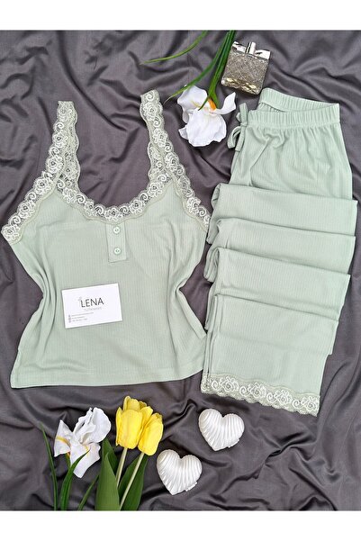Lena Homewears Women's Strappy Cropped Pajama Set