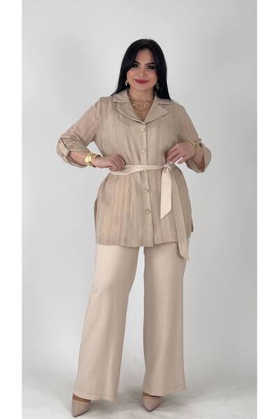 mardi exclusive Women's Plus Size Shirt Pants Set