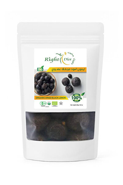 RIGHT DIET Organic Dried Black Lemon 200g -
