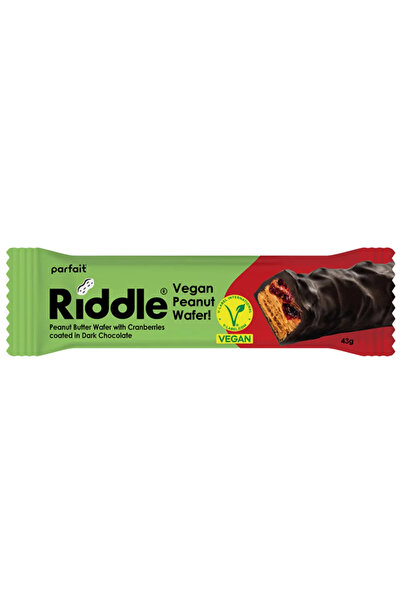 Riddle ريدل ويفر نباتي بزبدة فول سوداني وتوت بري 43 جرام