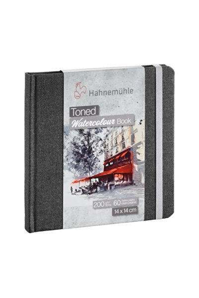 Hahnemühle Toned Gray Watercolour Book 14x14cm 30 Yaprak 200g