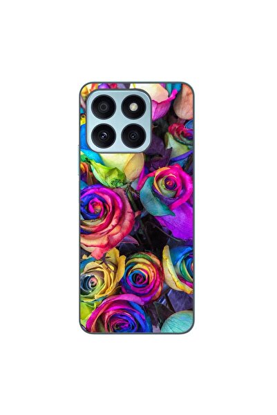OEM Husa compatibila cu Honor X8b Silicon Gel Tpu Model Trandafiri Colorati