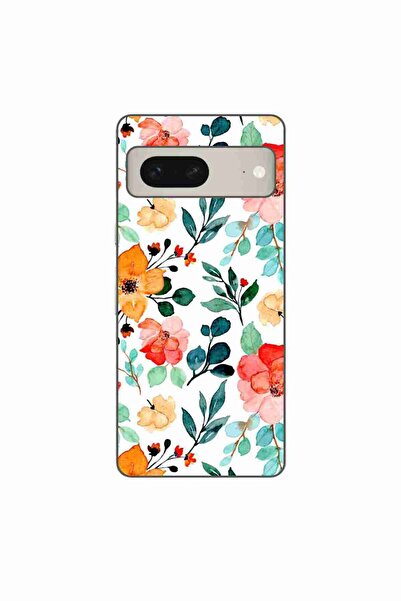 OEM Husa compatibila cu Google Pixel 7 Silicon Gel Tpu Model Painted Flowers