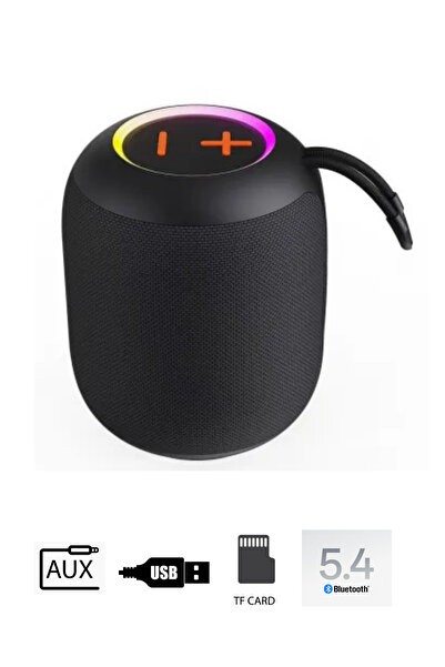 Sarftech Siyah 5W Wireless Speaker Hoparlör BT 5.4V Lityum 1.200Mah BT+USB+TF...