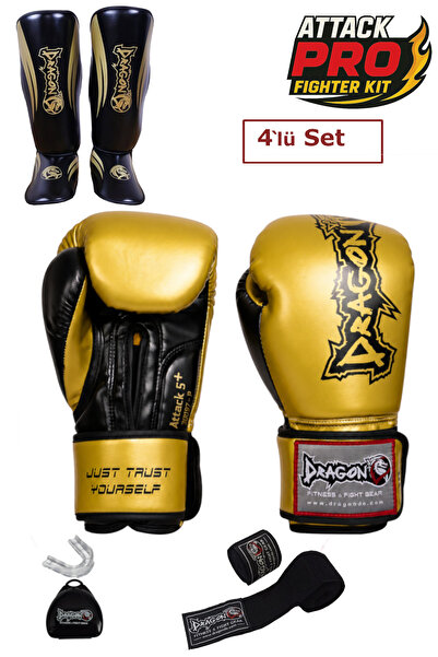 Dragondo Dragon Attack Boks Eldiveni 4'lü Set Boks Eldiven 40716 Kaval Koruyu...