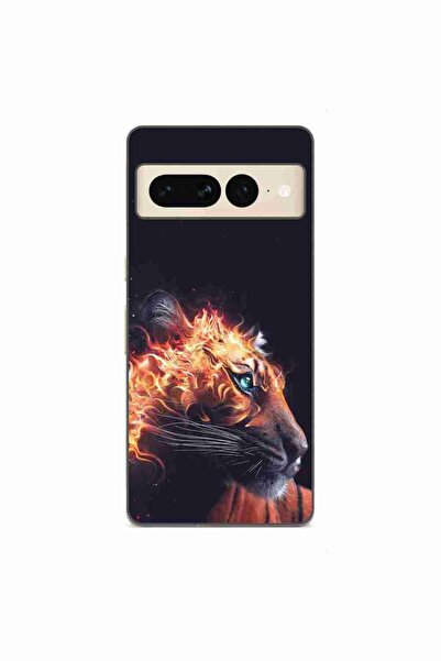 OEM Husa compatibila cu Google Pixel 8 Pro Silicon Gel Tpu Model Flameborn Tiger