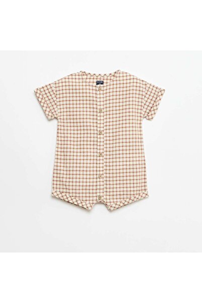 KIABI Short romper BROWN