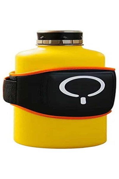Generic Magnetic Gym Water Bottle Holder with Multi-Pocket Storage Bag, Key C...