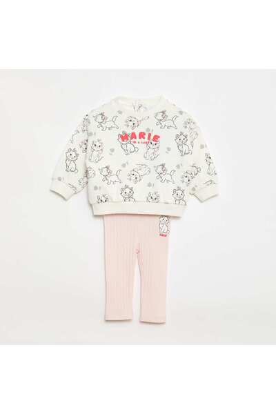 KIABI Disney Sweatshirt + Leggings Set WHITE