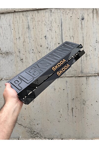 Skoda Bronz Pleksi Takmatik Plakalık