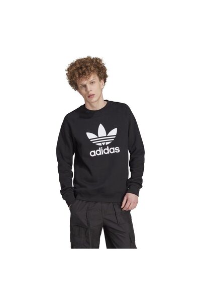 adidas Ανδρικό Φούτερ Adicolor Classics Trefoil με Στρογγυλή Λαιμόκοψη L