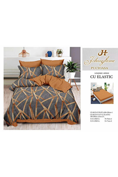 Pucioasa Lenjerie de pat Finet 6 piese cu elastic-T107