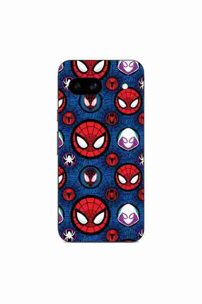 OEM Husa compatibila cu Google Pixel 8A Silicon Gel Tpu Model Spiderman Face ...