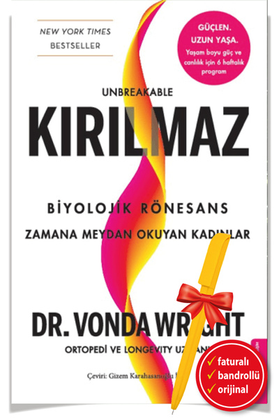 Destek Yayınları Alfa Kalem+ Kırılmaz (Vonda Wright) YENİ Kişisel Gelişim Kitap