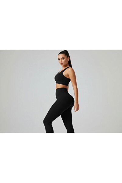 önerS Ribbed High Waist Tummy Control Leggings – Women's Sports & Daily Wear