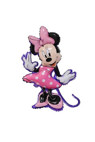 ikm balon Minnie Mause Balon Konsept Balon Set Minnie ve Pembe Rakam Balon Do...