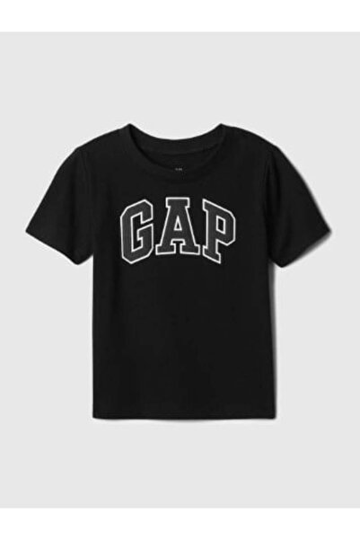 GAP Kids Gap Erkek Bebek Bisiklet Yaka Basic Baskılı Kısa Kol Tişört 1-5 Yaş ...