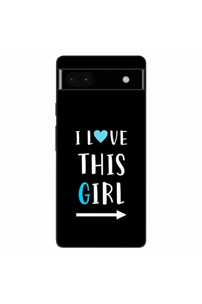 OEM Husa compatibila cu Google Pixel 6A Silicon Gel Tpu Model Cupluri I love ...