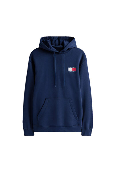 Tommy Hilfiger Hanorac bărbătesc Tommy cu insignă, din fleece terry, mărimea XL