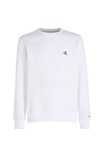 Calvin Klein Hanorac din amestec de bumbac și fleece pentru bărbați, mărimea L
