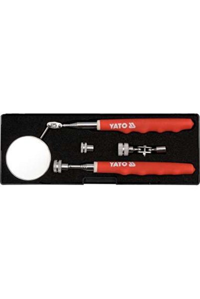 yato Set Control Oglindă + Tijă Magnetică -4 Buc