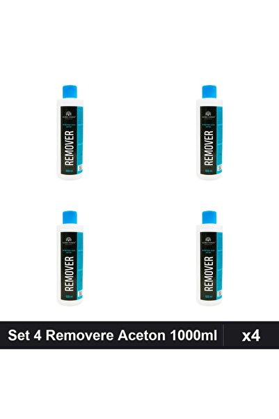 global fashion Set 4 Removere Aceton 1000ml, Îndepărtare Ojă Semipermanentă ș...