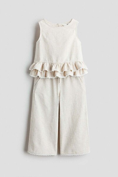 H&M 2-piece linen-blend set