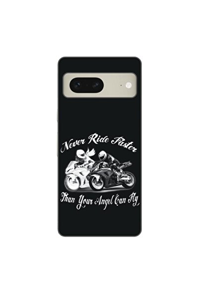 OEM Калъф за Google Pixel 7 от силиконов гел TPU с десен  "Никога не карай по...