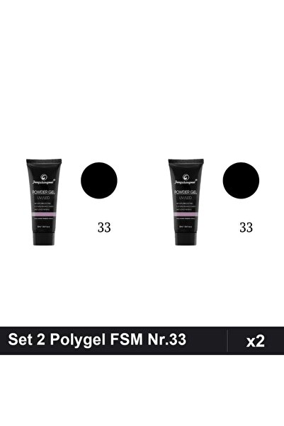 FSM Set 2 Polygel 30ml Nr.33, Constructie Unghii, Manichiura Profesionala