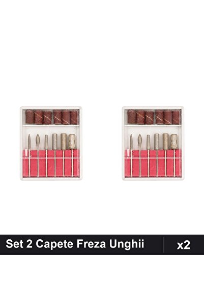 Makeup Set 2 Capete Freza Unghii Profesionale, Manichiura Gel UV/LED, Accesorii